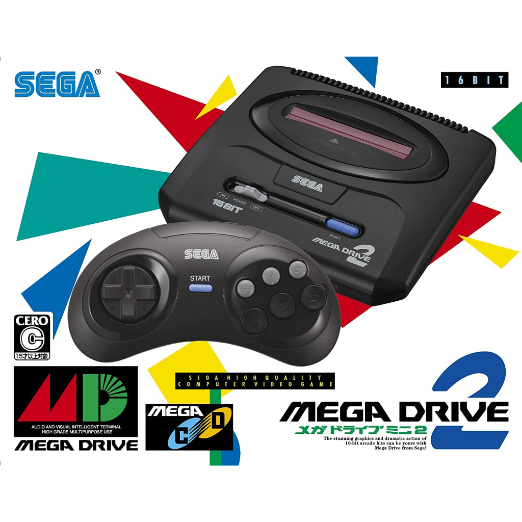 現貨 純日規/北美 SEGA Mega Drive Mini 2 主機 迷你MD2 MINI /主機用裝飾套件【歡樂交易