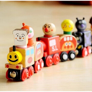 麵包超人 6節木製磁鐵火車 #兒童益智玩具 #早教教具