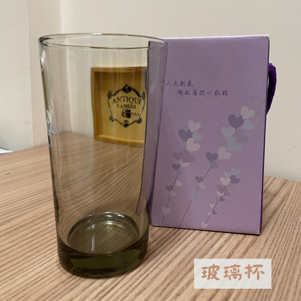 【TOKIYA陶板屋贈品】春風有禮 / 人文饗宴---玻璃杯 (全新)