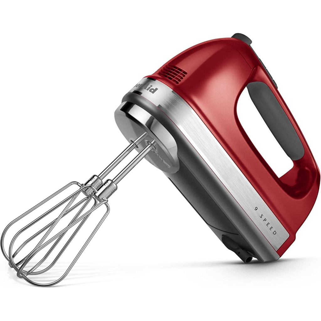 KitchenAid 9段 手持攪拌器 紅色 KHM926