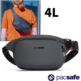 【澳洲 Pacsafe】送》防盜腰包4L Vibe 100 斜背包 臀包 RFID護照包 胸包 側背包_60141144