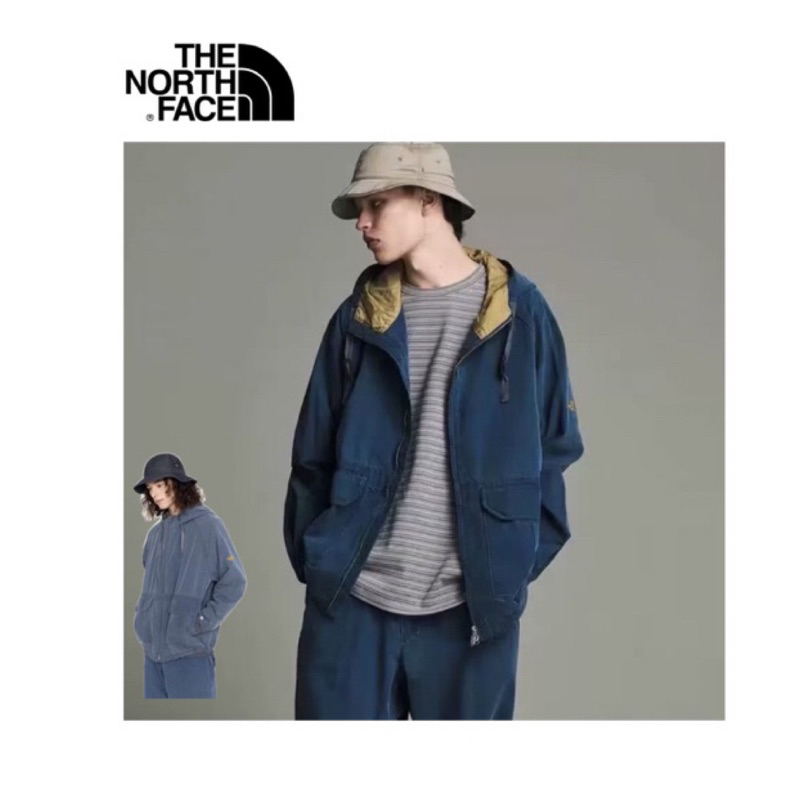 北面THE NORTH FACE Indigo Mountain Wind牛仔夾克外套 紫標 北面Np2206n