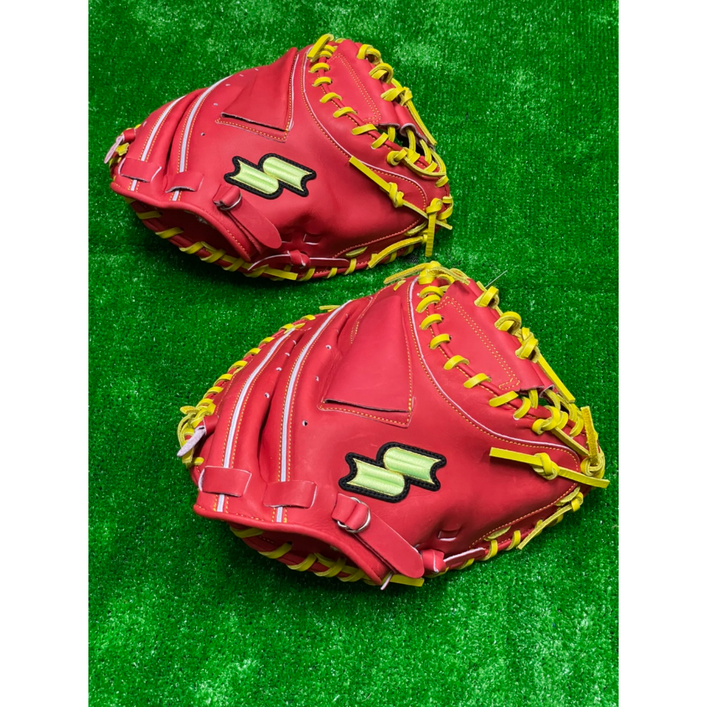 棒球世界 全新SSK 硬式棒球手套 DWGM3922 捕手用紅色特價