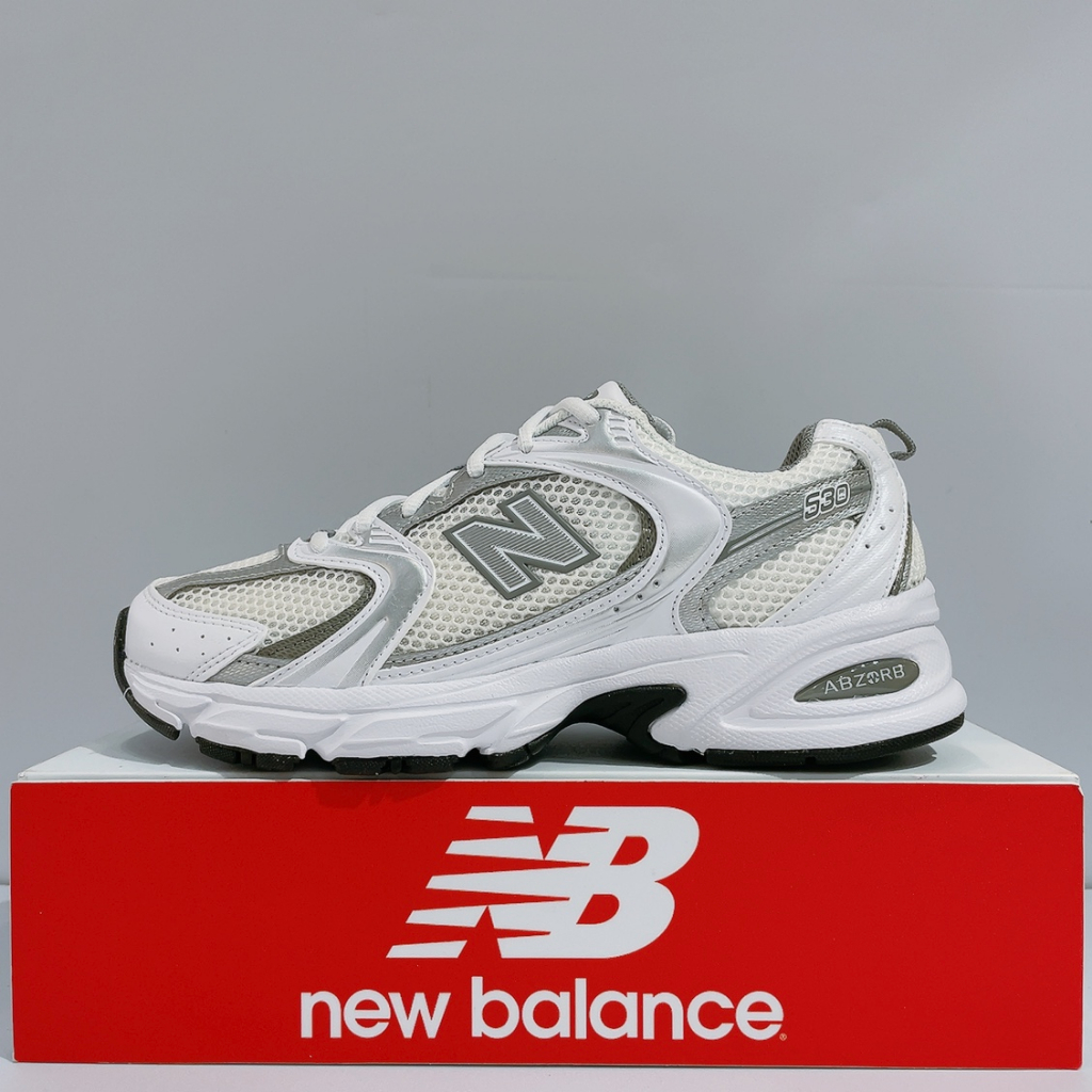 New Balance NB 530 男女款 白銀色 舒適 透氣 輕量 緩震 D楦 休閒 老爹鞋 慢跑鞋 MR530AD