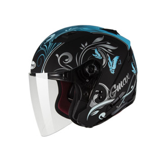 【SOL Helmets】GMAX OF-77開放式安全帽 (蝴蝶三代 消光黑/藍) ｜ SOL安全帽官方商城