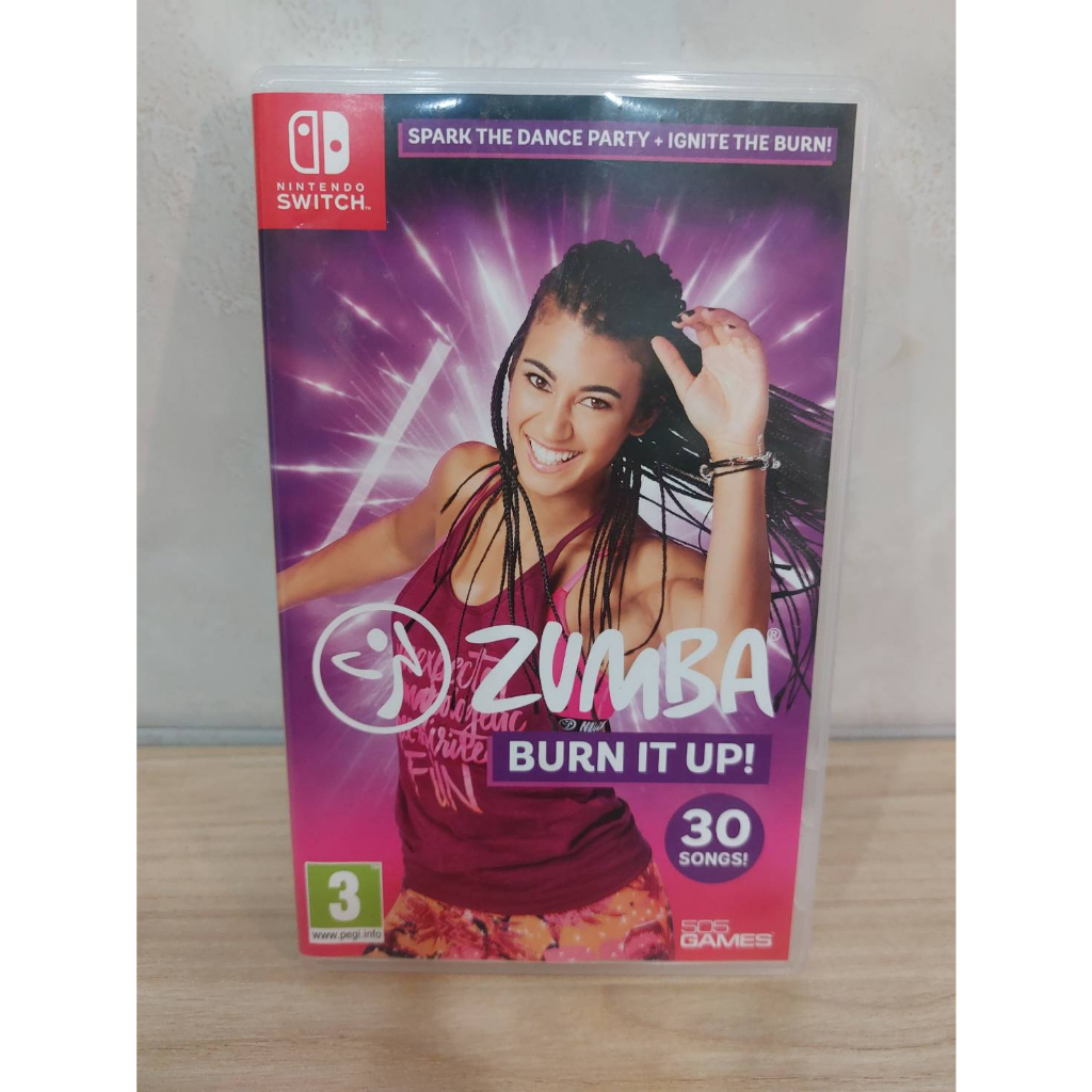 【Nintendo 任天堂】二手 NS Switch 尊巴健身舞 倫巴 Zumba : burn it up 支援中文