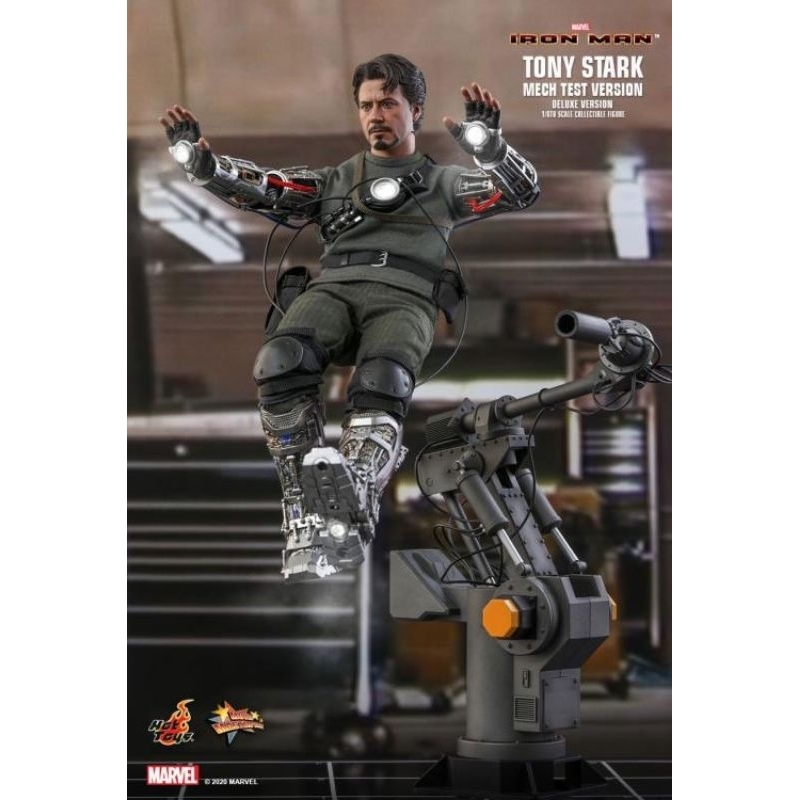 現貨 全新未拆 Hot toys MMS582 Tony Stark鋼鐵人飛行測試 豪華版