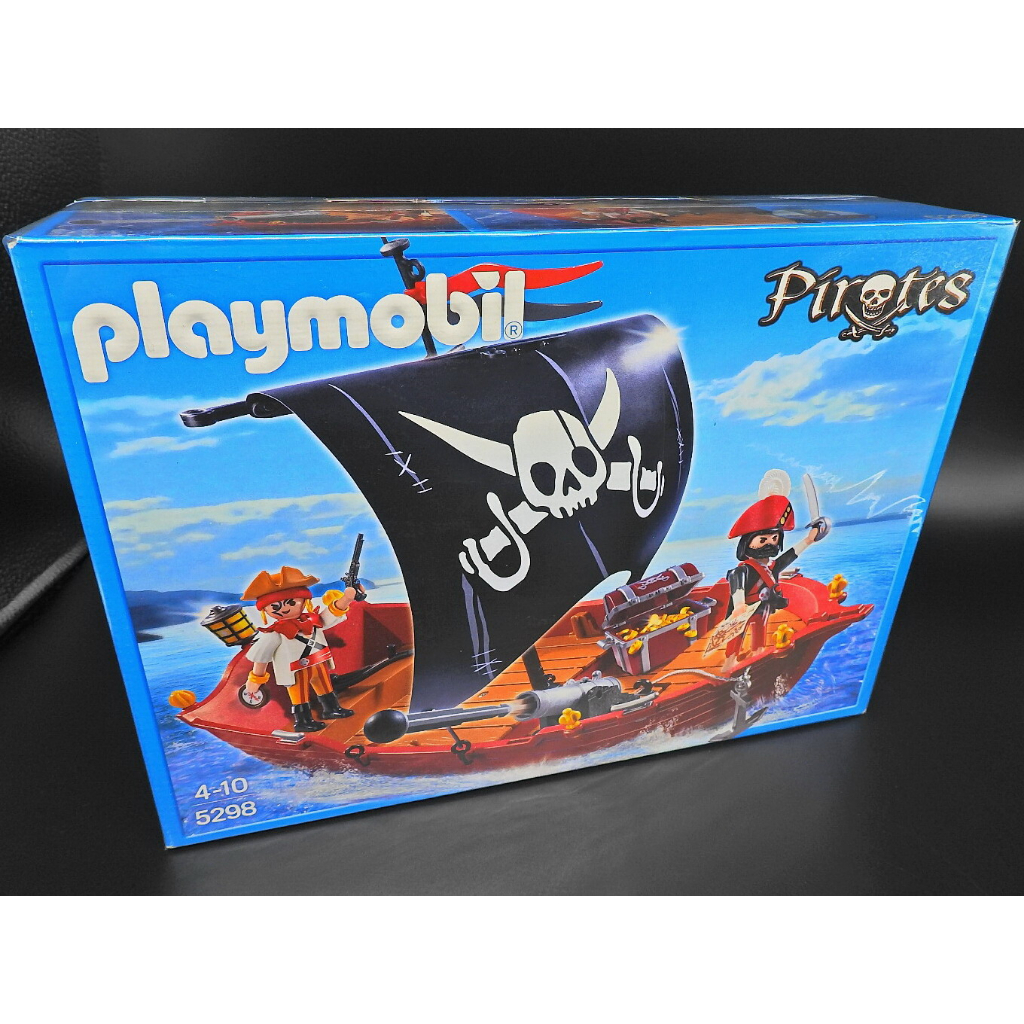 Playmobil 2013 摩比 5298 骷髏 海盜船 PIRATE B498 原價1250元