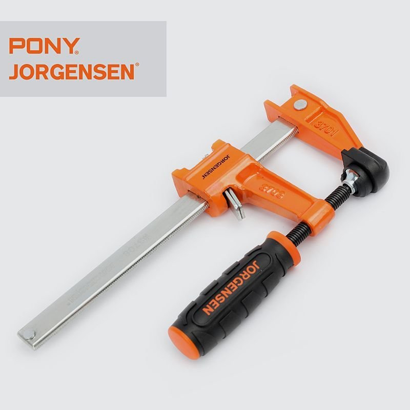 【富工具】美國 PONY JORGENSEN 輕型鋼質夾具 4吋 6吋 8吋 12吋 F夾具 固定夾 ◎正品公司貨◎