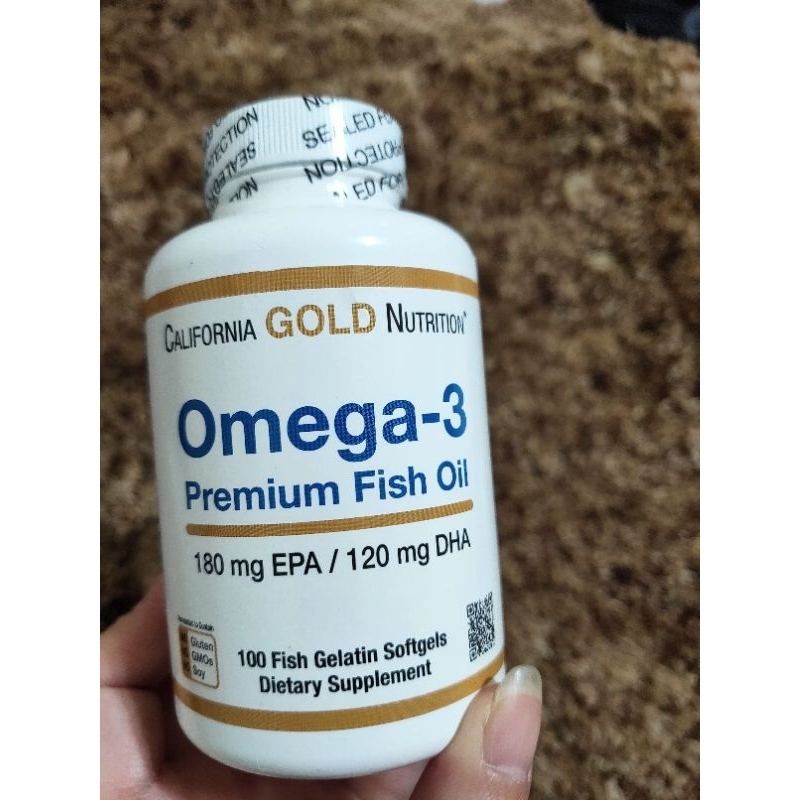 優質深海魚油 Omega-3 California Gold Nutrition 魚油膠囊 EPA DHA 100粒