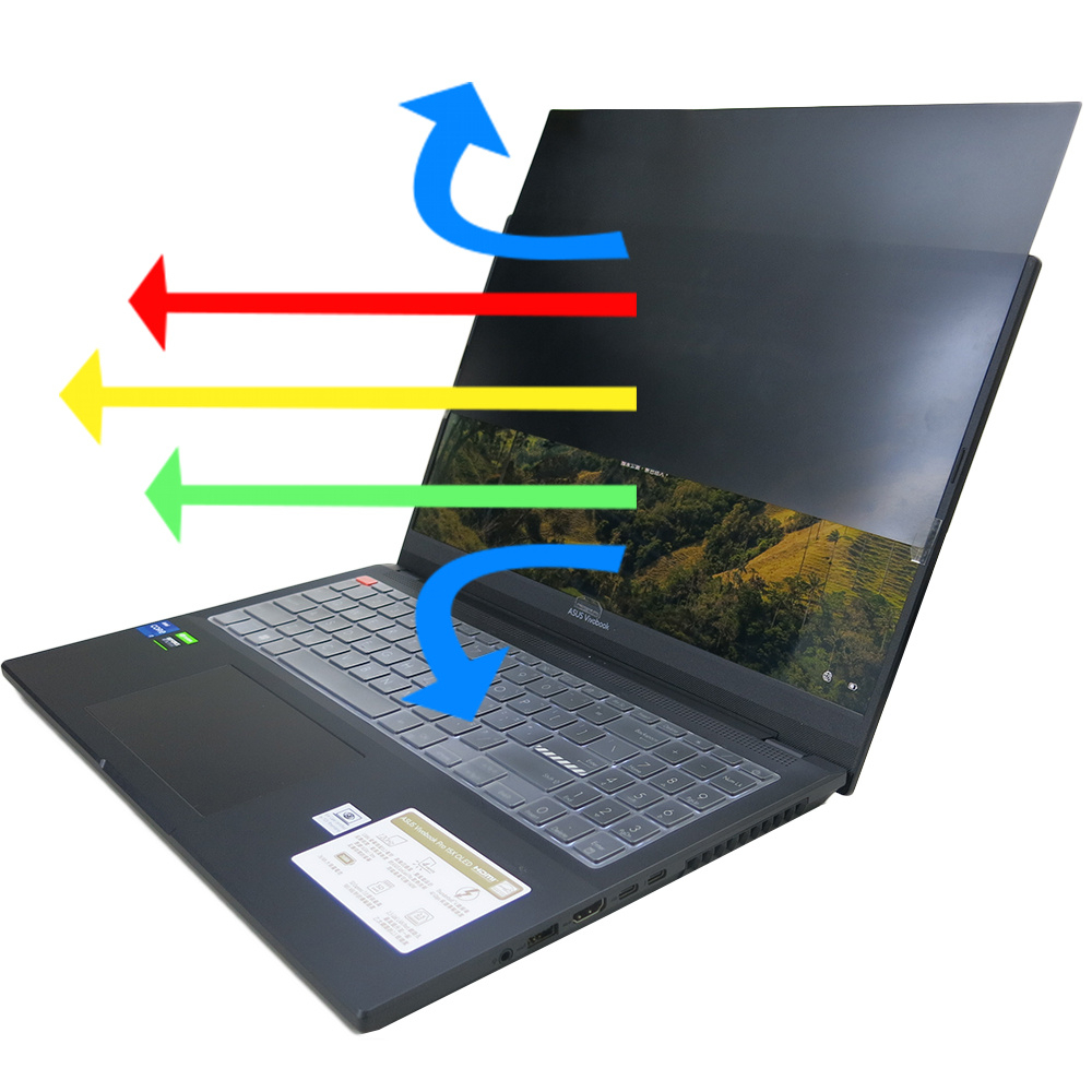 【Ezstick】ASUS VivoBook Pro 15X K6501 K6501ZM 筆電 抗藍光防眩光 防窺片