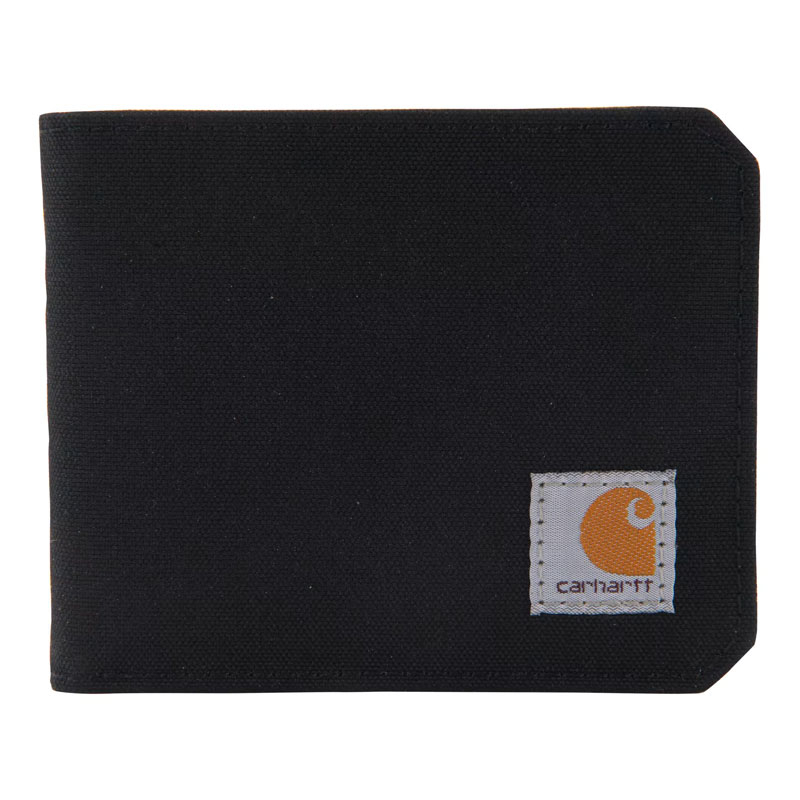 CARHARTT WW0235 NYLON DUCK BIFOLD WALLET 帆布 短夾 錢包 (黑色) 化學原宿