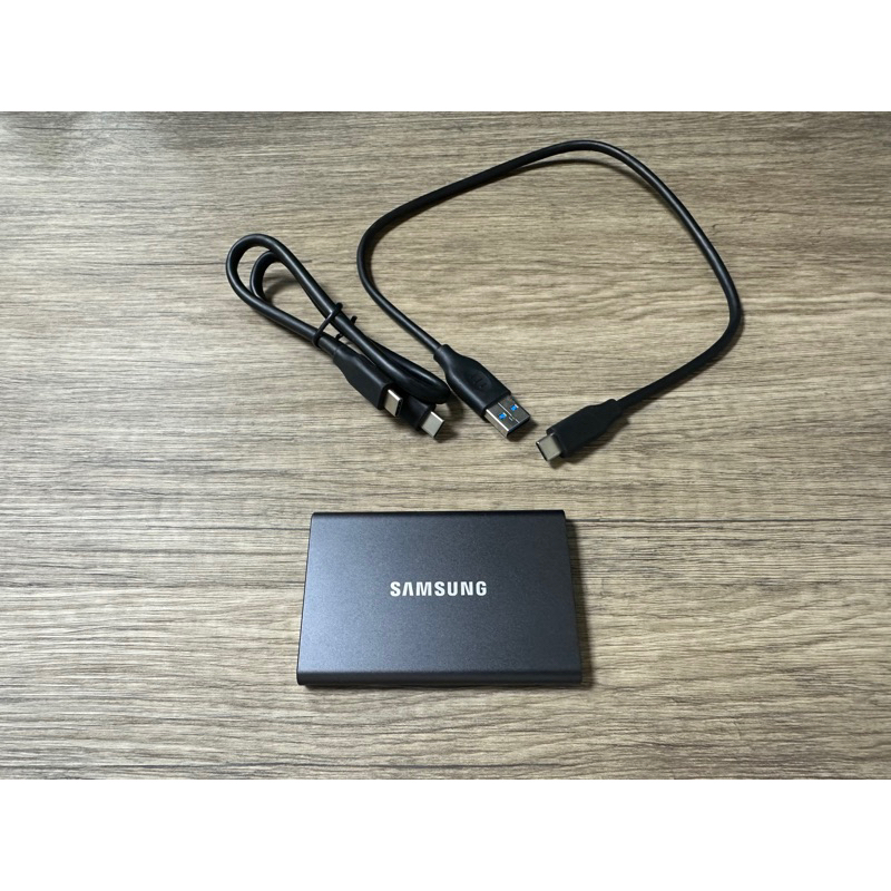 SAMSUNG三星T7 500G USB 3.2 Gen 2移動固態硬碟 深空灰 (MU-PC500T)