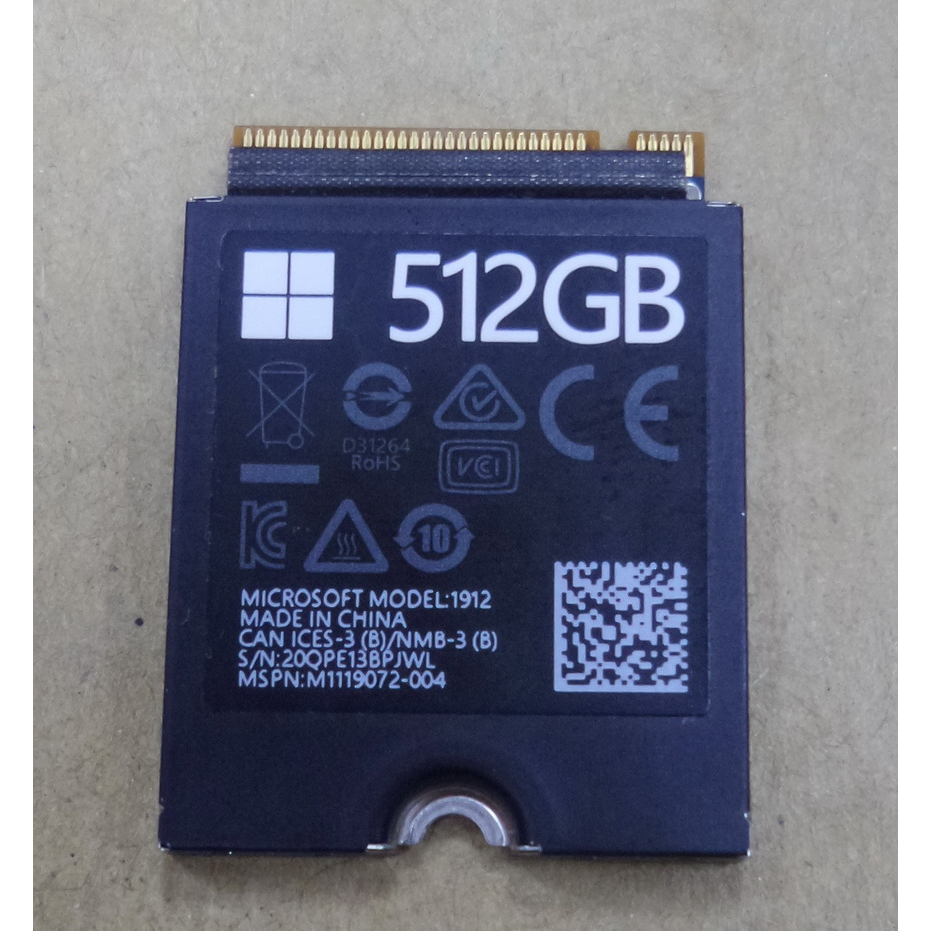 M.2-PCIE SSD 512GB BG4 2230 固態硬碟