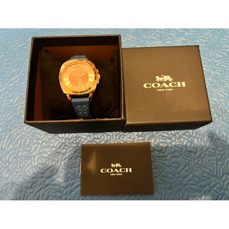 COACH 女性手錶 矽膠錶帶