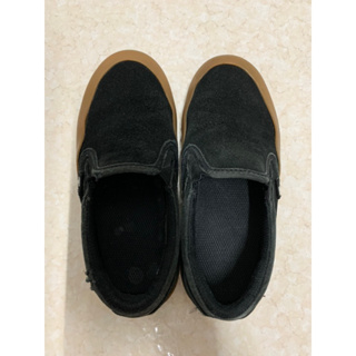 DC黑色麂皮 童鞋 休閒鞋