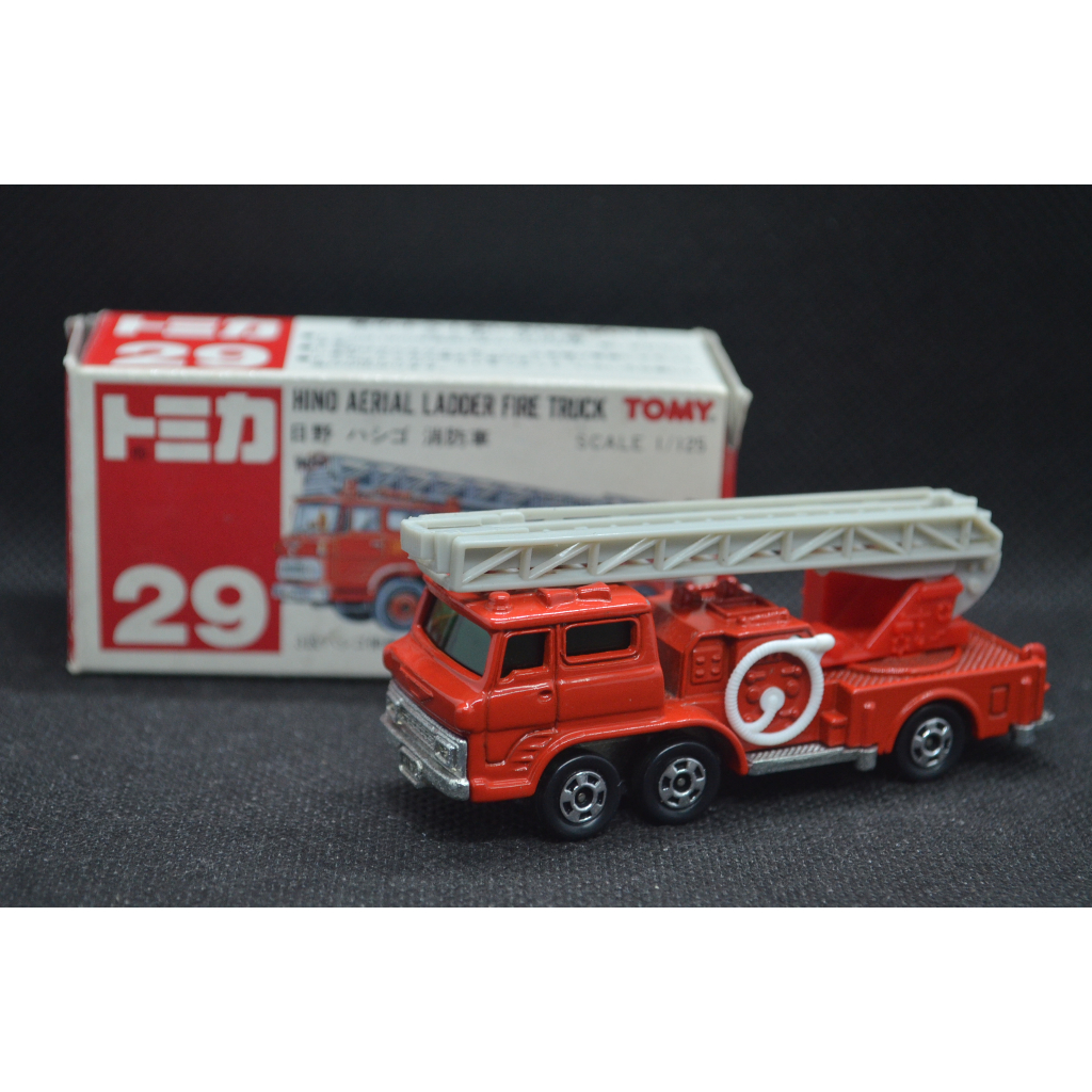 【T'Toyz】 Tomica No. 29 -2 Hino Fire Truck 消防車 無盒 附膠盒 中國製 A