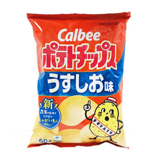 Calbee卡樂比 洋芋片-淡鹽風味 60g【Donki日本唐吉訶德】