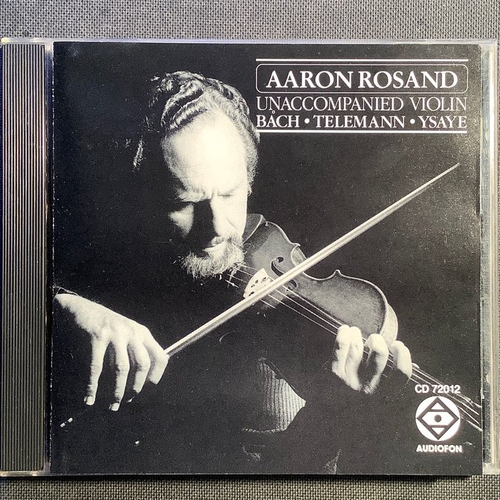Aaron Rosand亞倫羅桑-無伴奏小提琴曲絕藝（Bach巴哈/Ysaye易沙意/泰勒曼）1988年美國版無ifpi