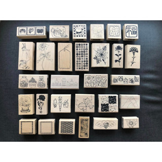 【Micia Crafts】絕版楓木印章 木頭印章 橡皮印章 手工卡片DIY (Part III) 貝登堡