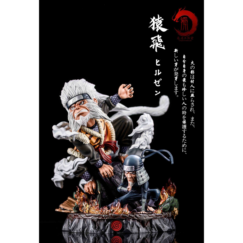 現貨 龍虎工作室 火影忍者 歷代火影系列 SD 三代猿飛日斬 (全新未開箱)