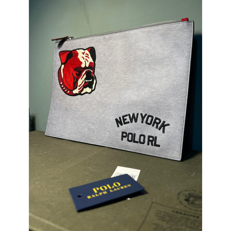 Polo Ralph Lauren RL 牛皮 手拿包 收納包 公事包 書包 收納袋 背包 隨身包 提包 手提袋 手提包