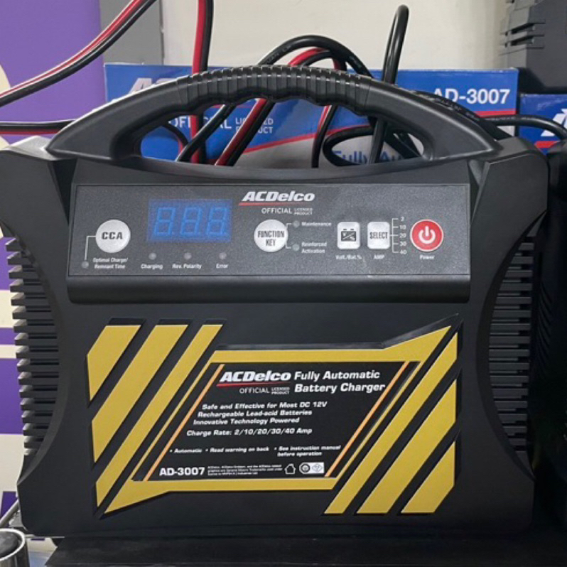 新莊【電池達人】全新版美國德科 智慧晶片 AD-BC03  AD-3007 12V40A 機車 汽車電池 充電機 充電器