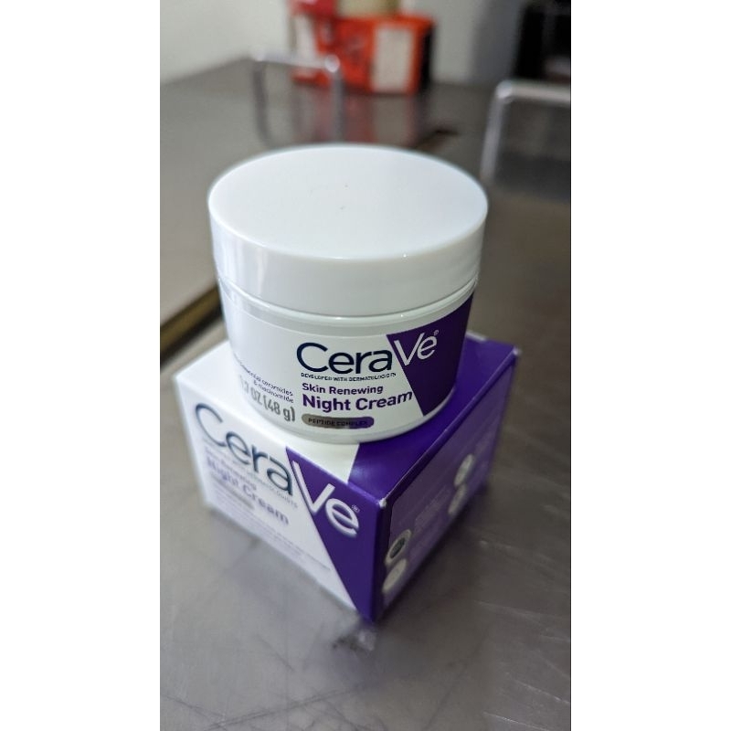 連假 正常出貨 新包裝2024/1月製造    585元/罐 CeraVe晚霜晚霜Skin Night Cream