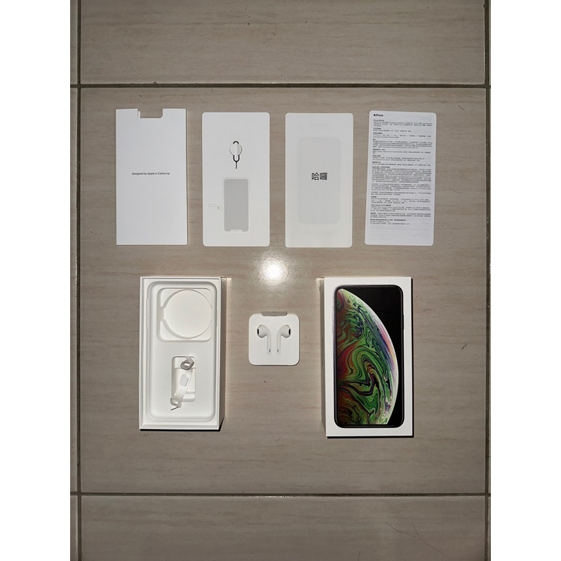 APPLE iPhone XS MAX 256G 太空灰色 台灣公司貨 8.5成新 盒序一致 個人保固3天