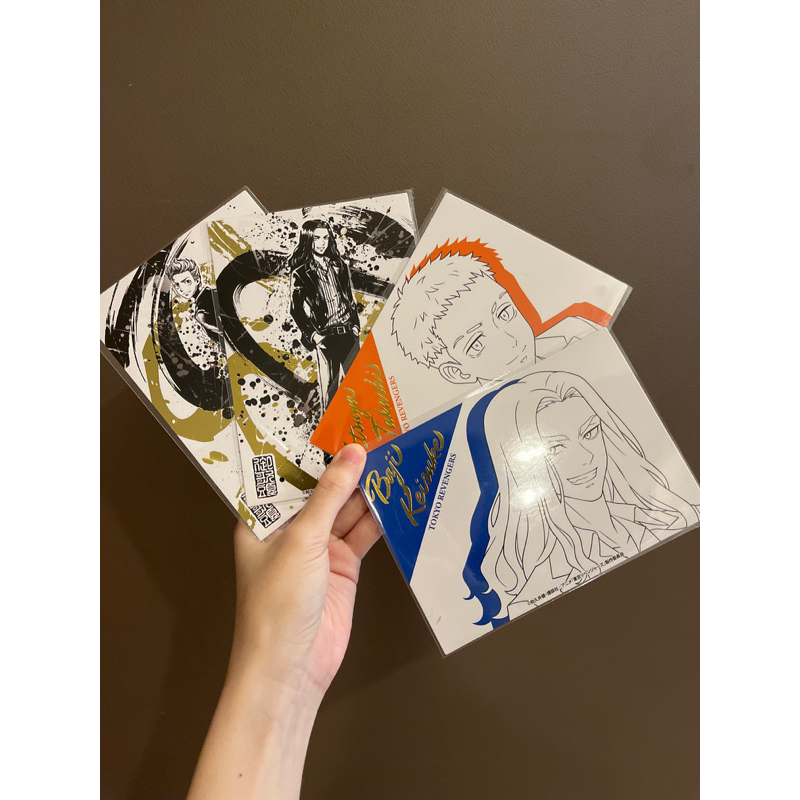 日本特典📦 東京復仇者 東卍 收藏卡 明信片 墨繪 花垣武道 場地圭介