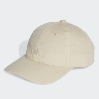 [麥修斯]ADIDAS COMFORT DAD CAP HT2038 愛迪達 帽子 老帽 運動帽 透氣 杏色 男女款