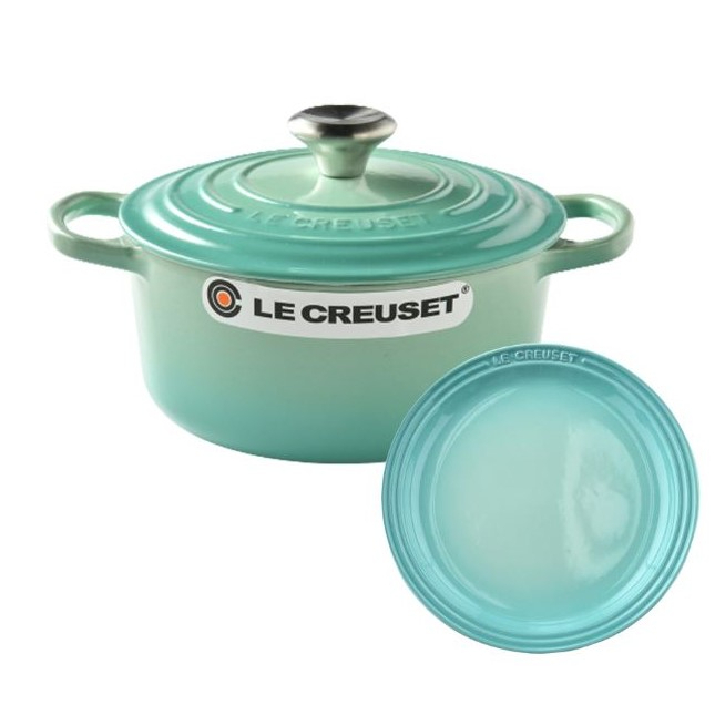 Le Creuset典藏鑄鐵圓鍋 18cm (顏色如圖)
