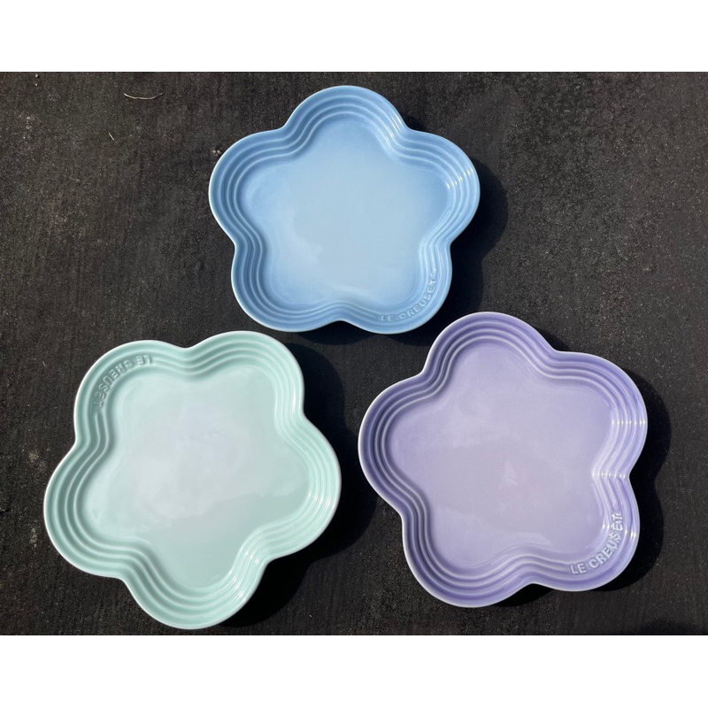 LC 🍒  淺花盤19cm （海岸藍/冰川綠/藍鈴紫）碗盤 Le creuset 鍋具 餐廚用品系列
