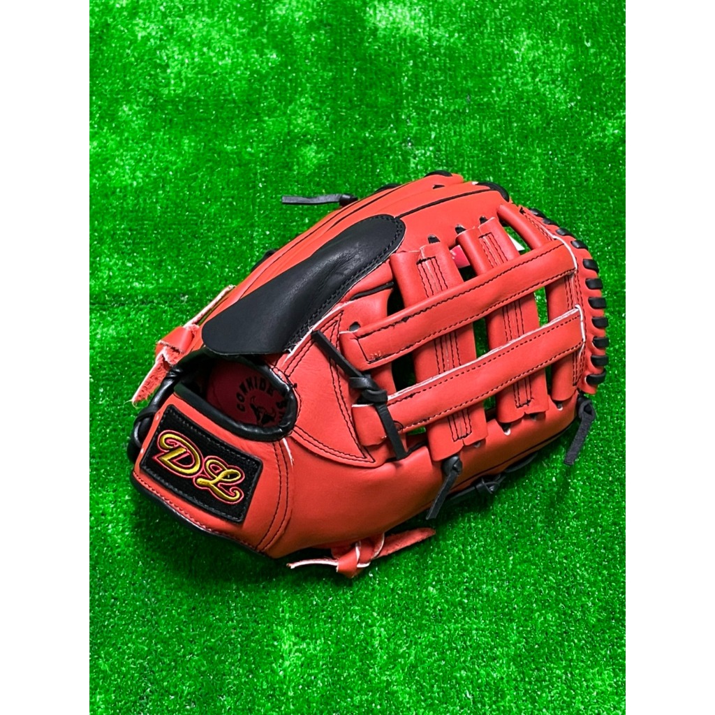 棒球世界全新好戴耐用新款式 DL166第二代牛皮棒壘手套井字檔 12.5吋 送手套袋