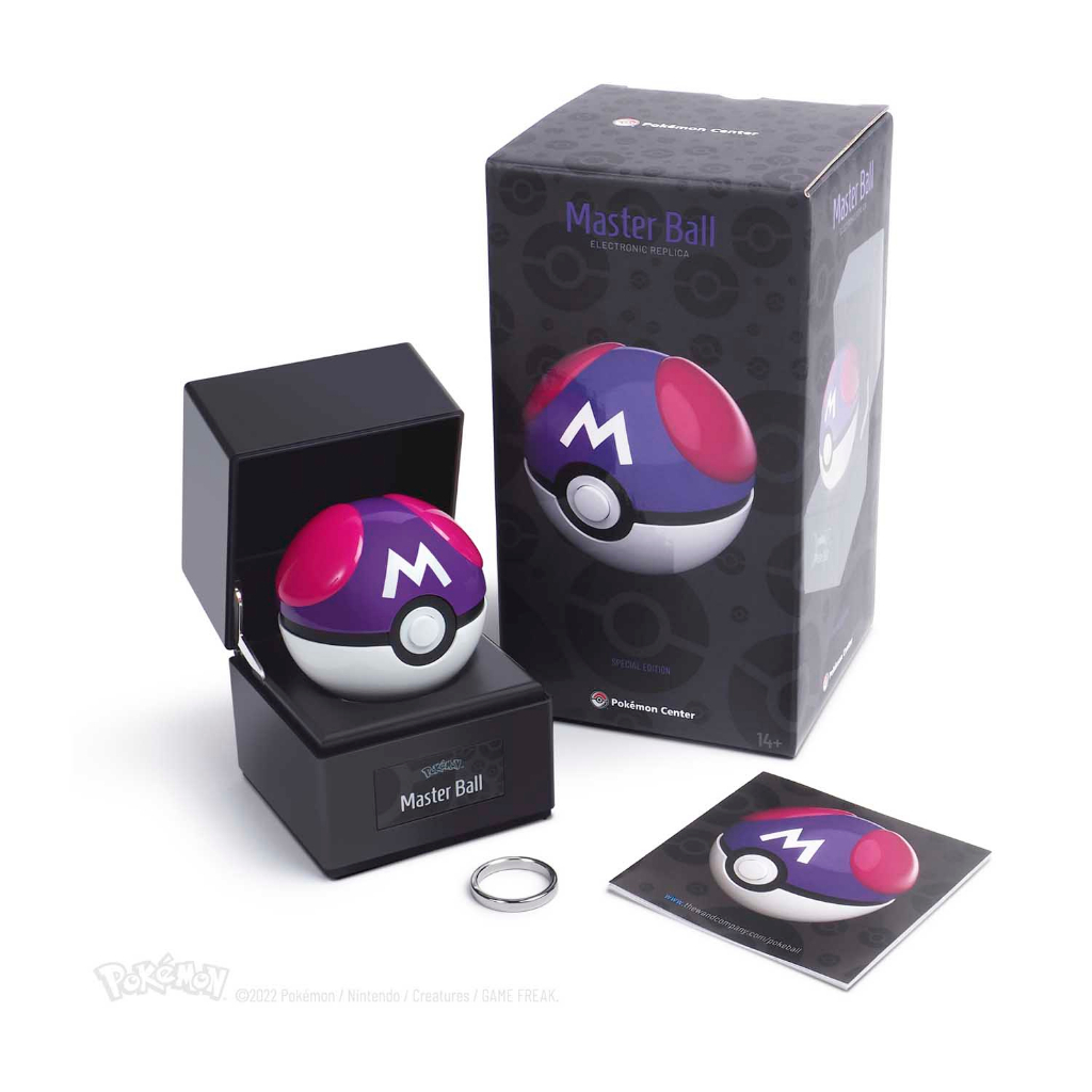 【可樂心】神奇寶貝 Pokemon 1:1 Poke Ball 寶可夢球/大師球 不銹鋼金屬+觸摸感應 現貨
