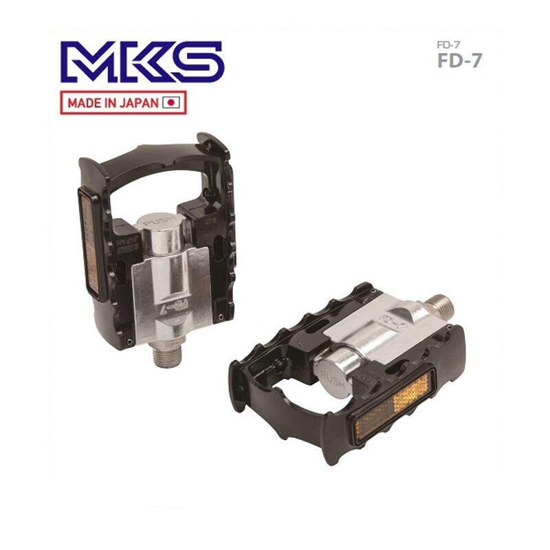 MKS 新款 FD-7 原裝進口 鋁合金摺疊踏板 FD-6升級版 黑色 超輕量 高強度