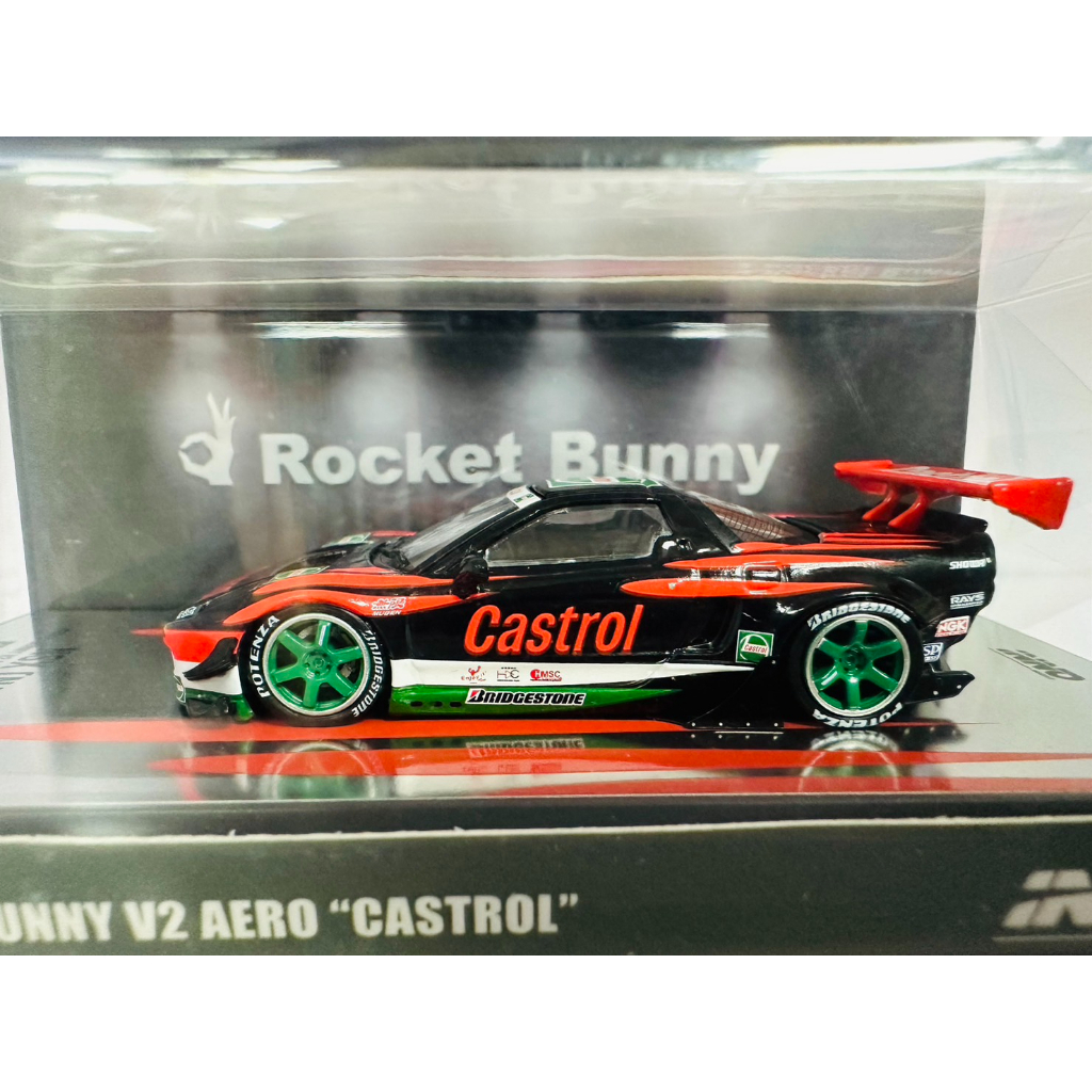 {TZ玩車庫}INNO64 Honda NSX (NA1) Rocket Bunny V2 Aero CASTROL