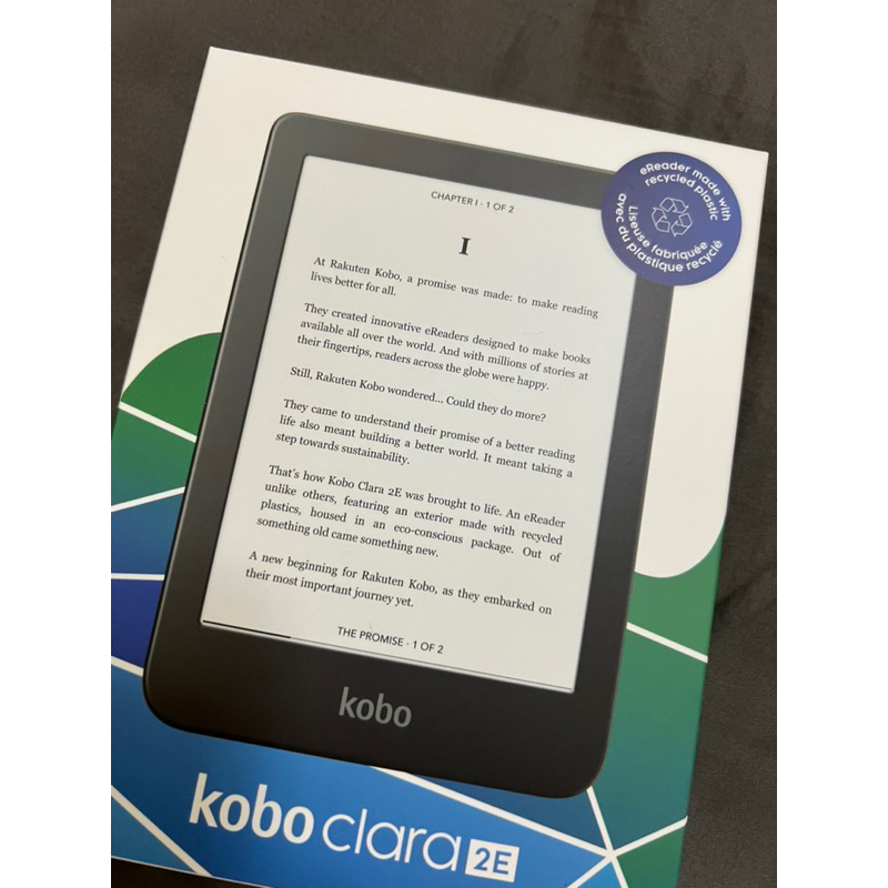 Kobo Clara 2E 6吋電子書閱讀器 16GB＋原廠保護殼（沉靜黑）