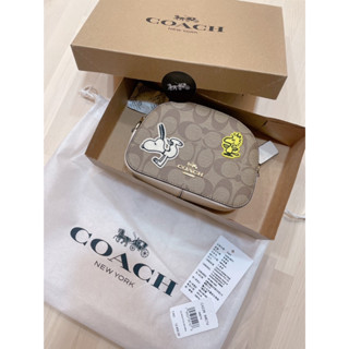 ［全新］Coach x Peanuts 史努比 snoopy 聯名款 斜背包 小包 限量