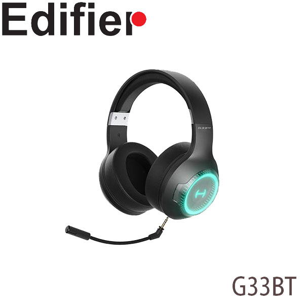 【3CTOWN】含稅公司貨 EDIFIER G33BT 無線低延遲 電競耳機麥克風 藍牙5.0 全指向抗噪