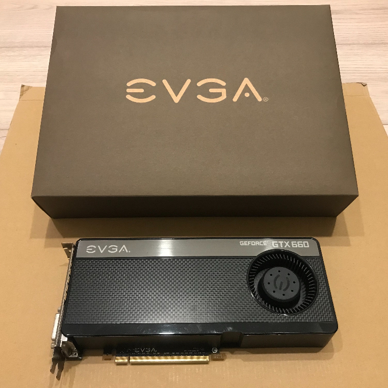 (二手故障)EVGA GeForce GTX 660 SC 2GB 過電可開機(RMA盒裝)