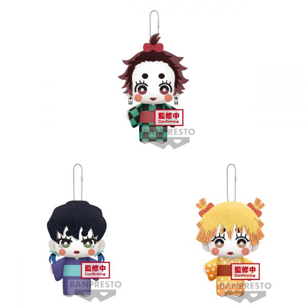 鬼滅之刃 遊郭篇 絨毛玩偶吊飾 漆之型 炭子 善子 豬子 花街娃娃 掛飾 炭治郎 善逸 伊之助 景品 BANPRESTO