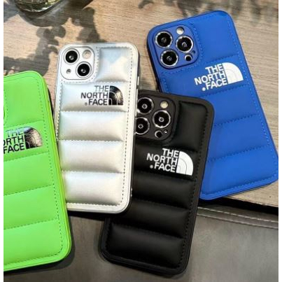 現貨）北臉羽絨潮牌 藍色 手機殼 二手 福利品 14proMax iphone14 14pro MAX TNF 黑色 藍