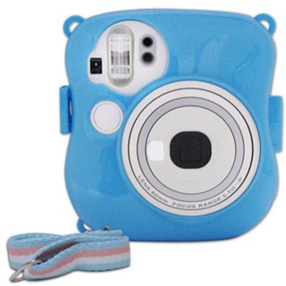 //出清// 全新FUJIFILM富士 instax mini 25 拍立得相機 保護套 水晶殼（附背帶.不織布提袋）