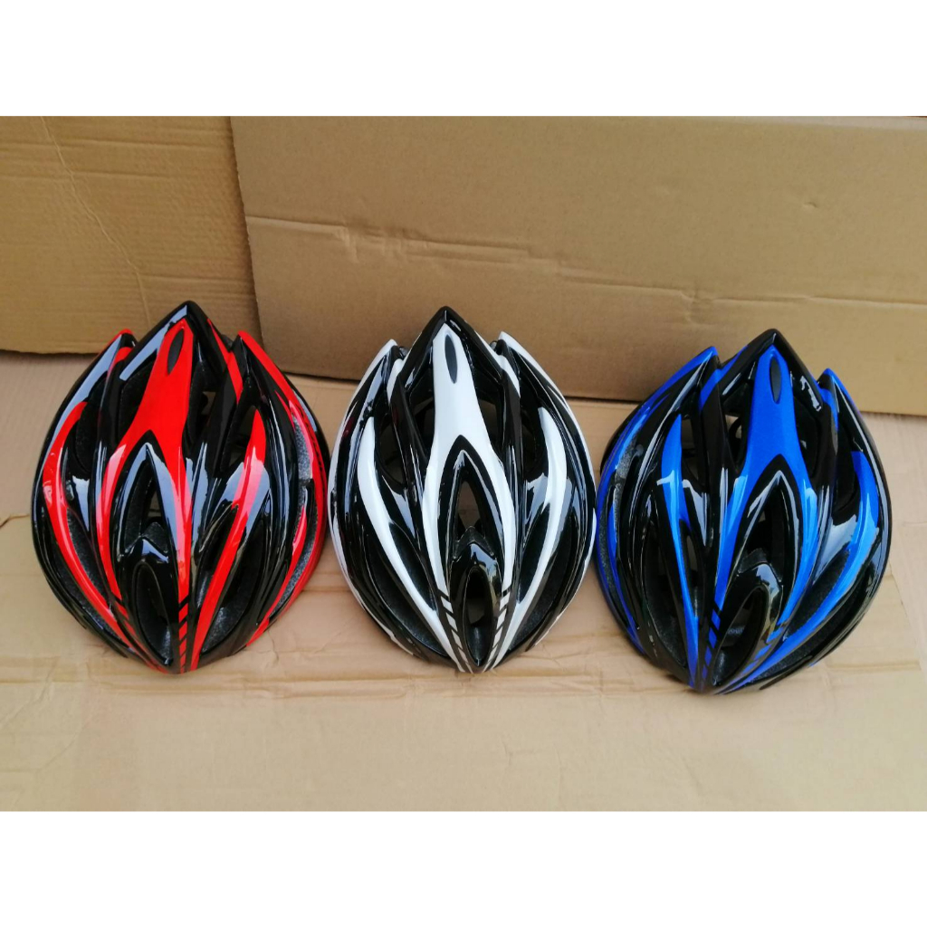 &lt;阿輝自行車行&gt;台灣製自行車一體式專業款安全帽 STRIKER 紅色、藍色、白色、白色XL
