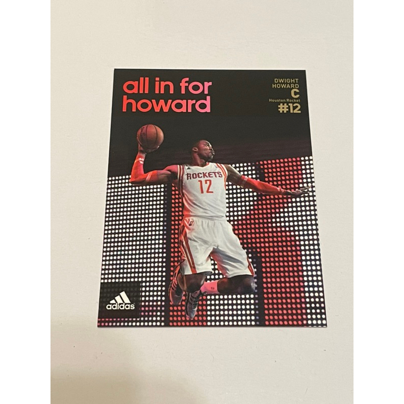 限量 絕版 收藏 adidas 愛迪達 球鞋卡 球員卡 Dwight Howard 霍華德 like T1 桃園永豐雲豹