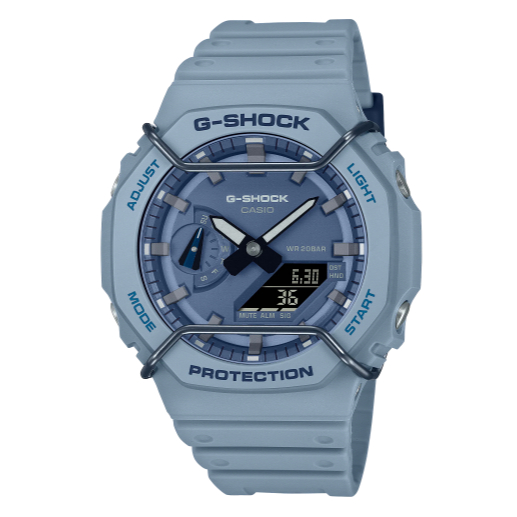 【春麗時間】CASIO G-SHOCK 啞光金屬雙顯手錶 GA-2100PT-2A