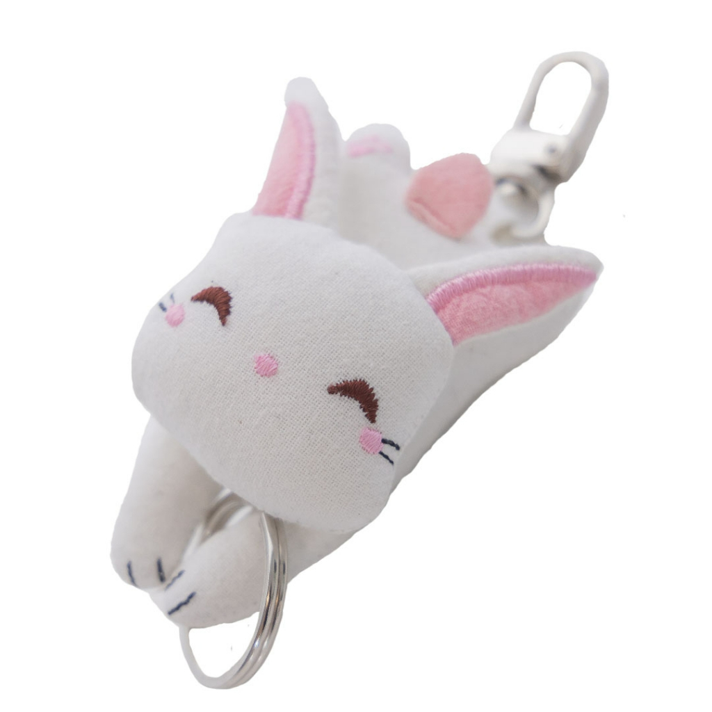 【Kiro貓】錢兔兔 立體造型 鑰匙圈 包包吊飾玩偶【820471】