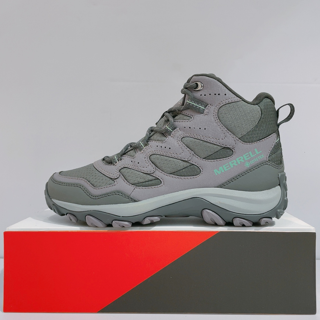 MERRELL WEST RIM SPORT MID GTX 女生 藕紫色 防水 耐磨 止滑 登山鞋 ML036900