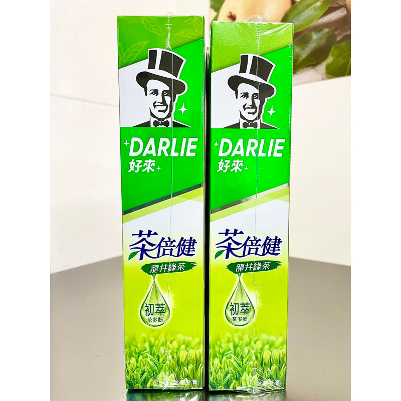 【DARLIE 好來】原黑人 茶倍健龍井綠茶牙膏 160g(口氣清新/含氟防蛀)